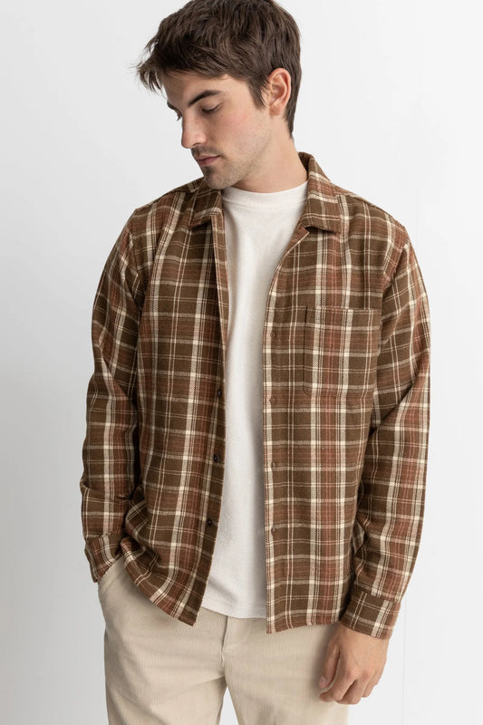 Flannel LS Shirt - Chocolate