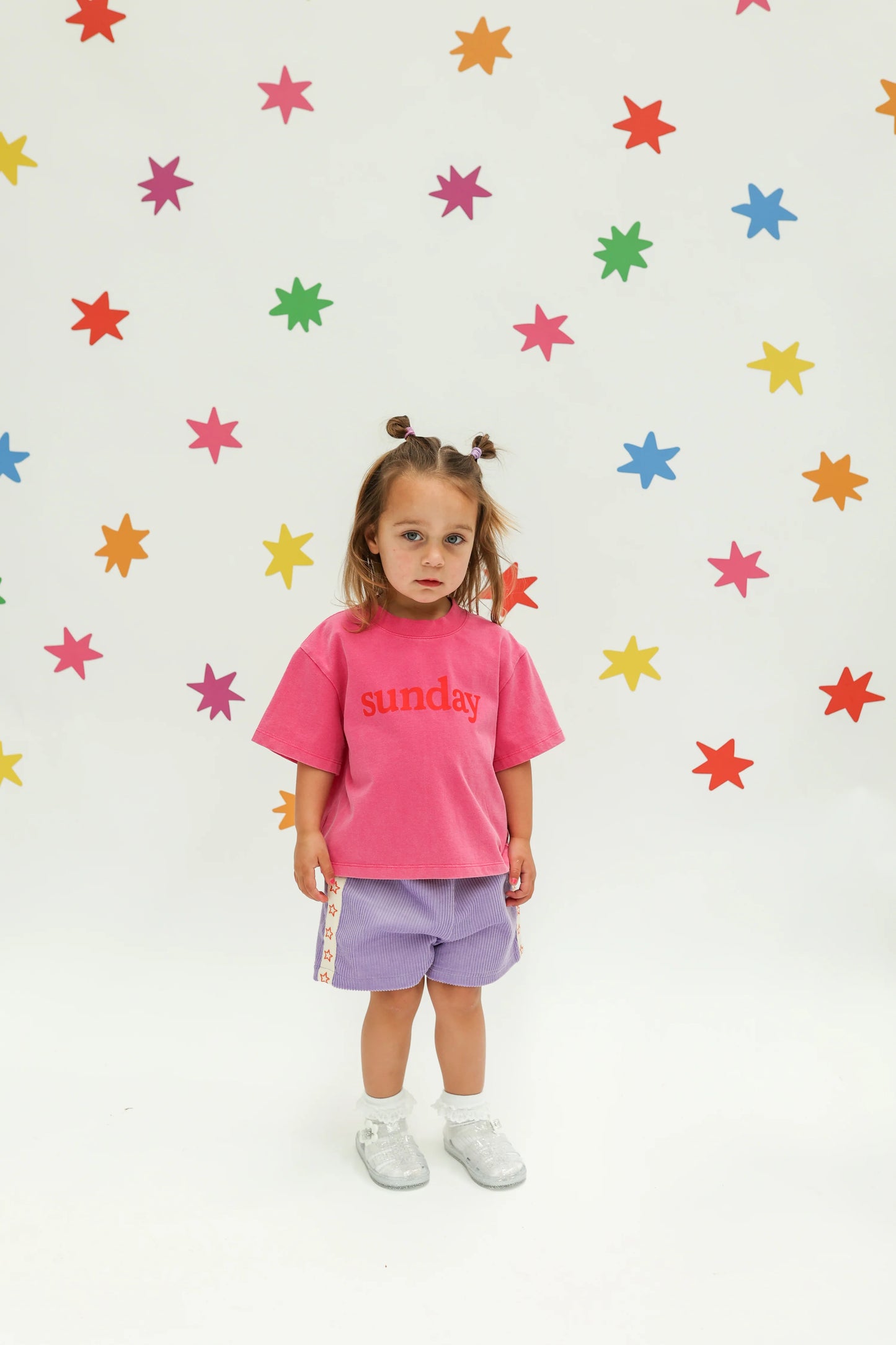 Playtime Cord Shorts- Purple
