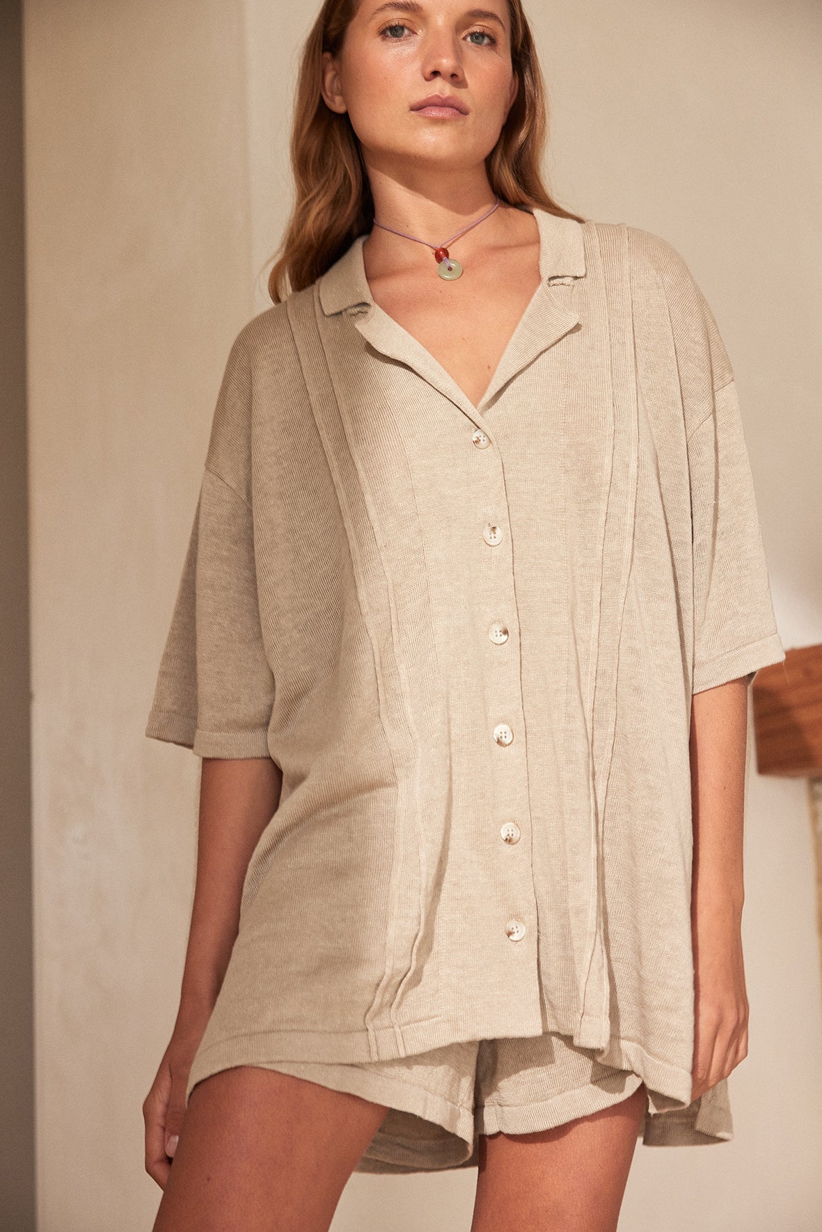 Darcy Shirt- Taupe