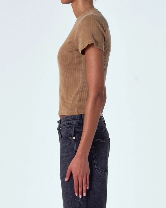 Classic Rib Tee- Teddy