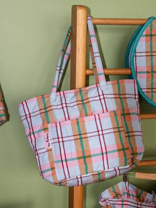 Confetti Plaid Quilted Bag