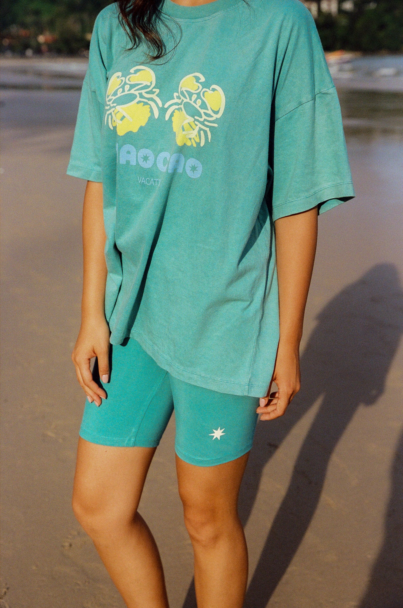 Crab Core Tee- Coastal Water Blue