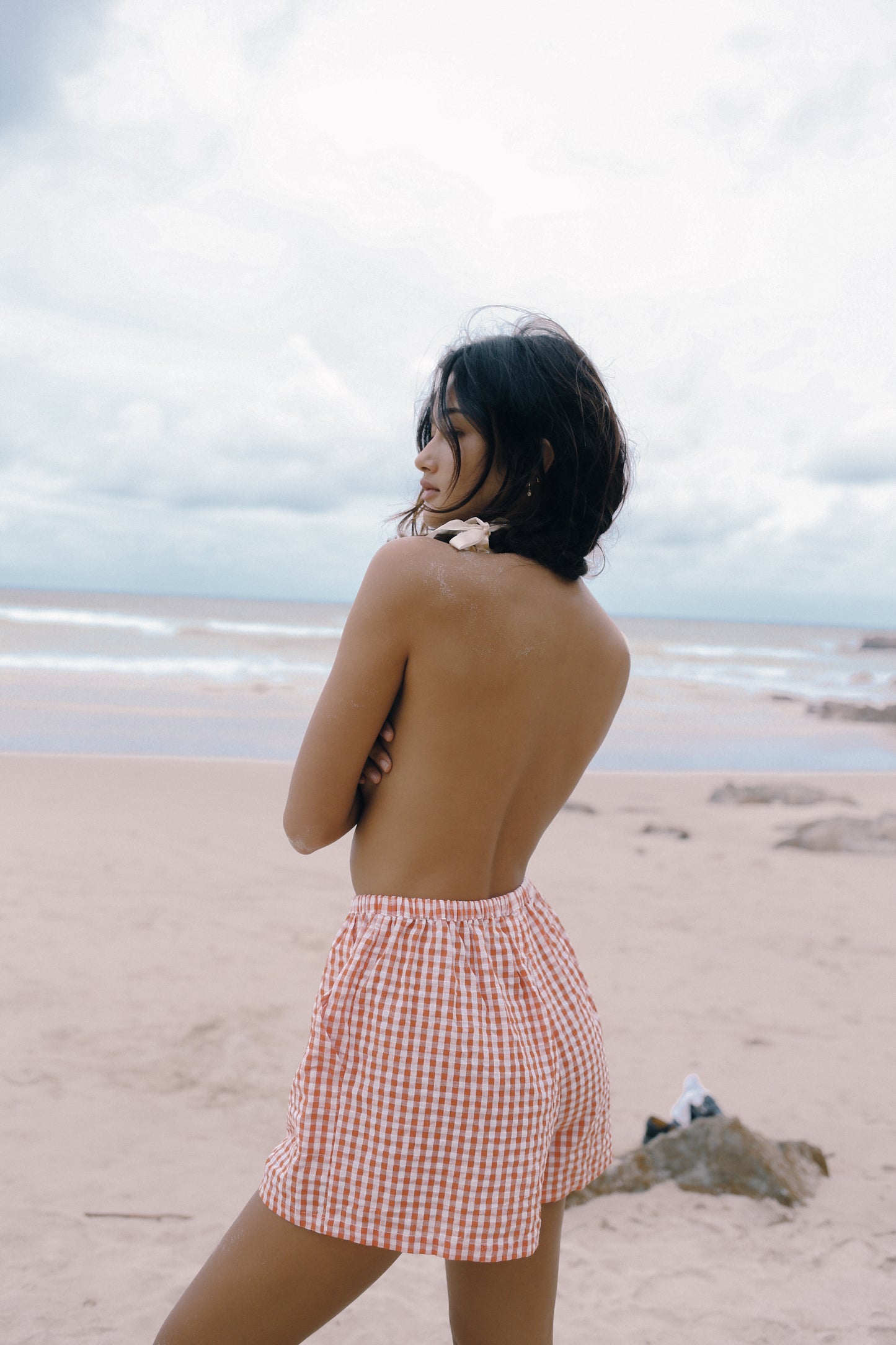 Ava Short- Starburst Gingham