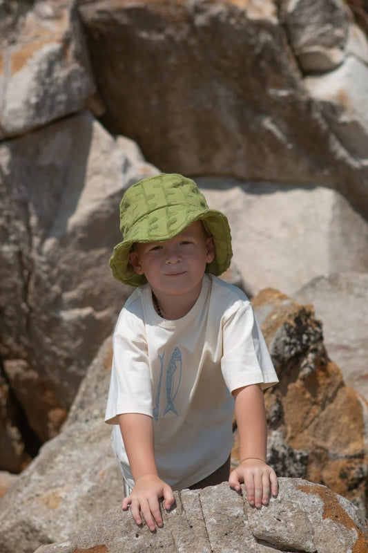 Terry Flow Bucket Hat- Leaf