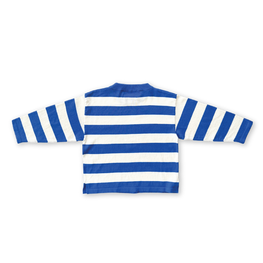 Stripe Long Sleeve Tee- Sea
