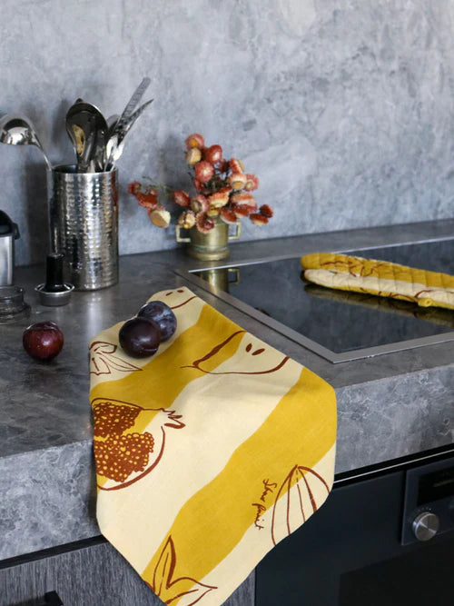 Winter Fruit Tea Towel