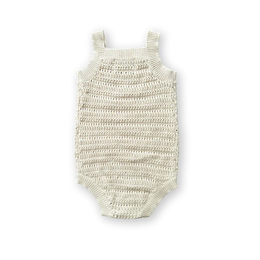 Knitted Organic Singletsuit Dune