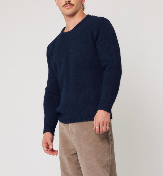 Teddy crew Knit - Navy