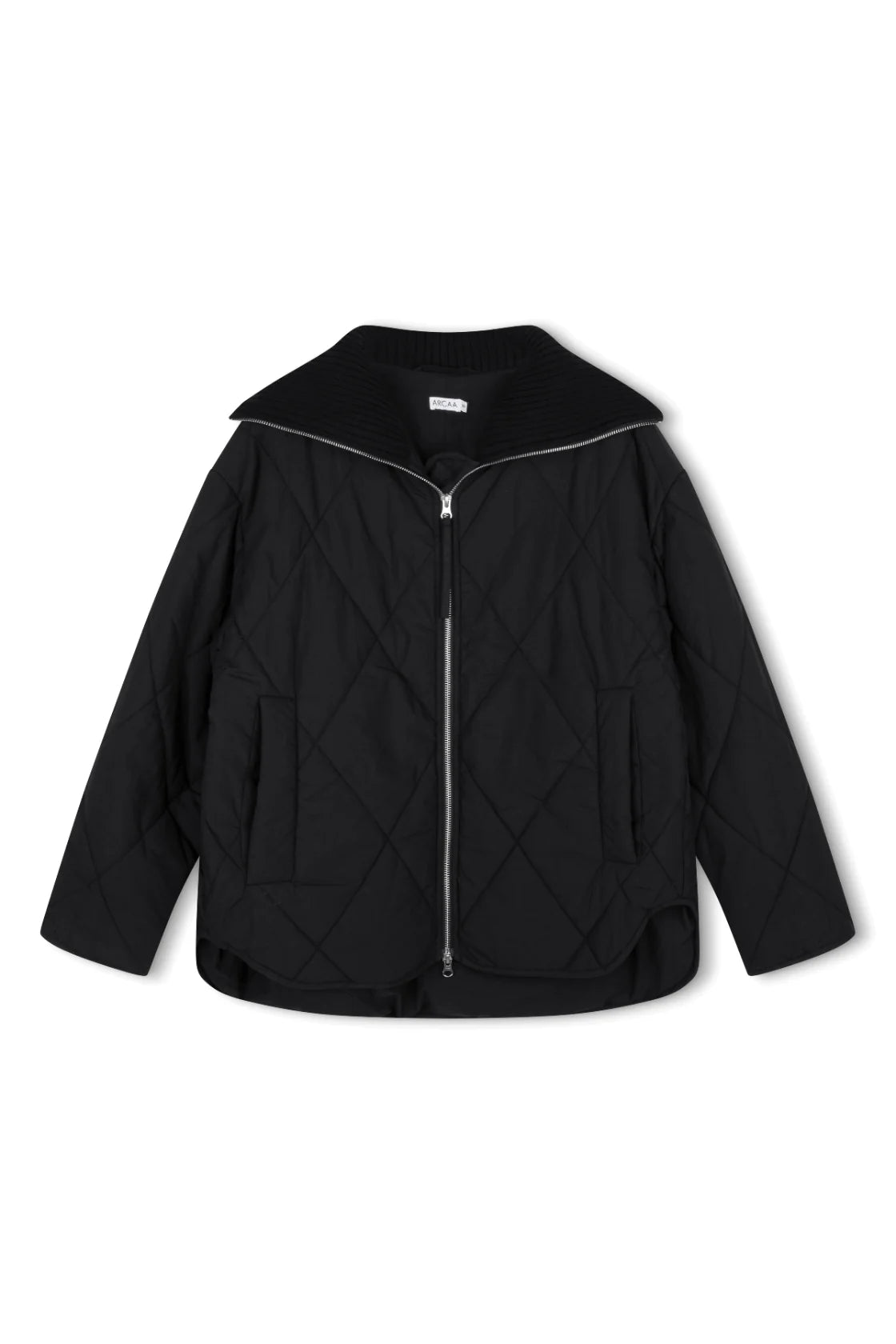 Reece Quilted Jacket- Black