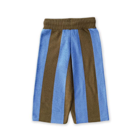 Striped Knit Pant - Coffee