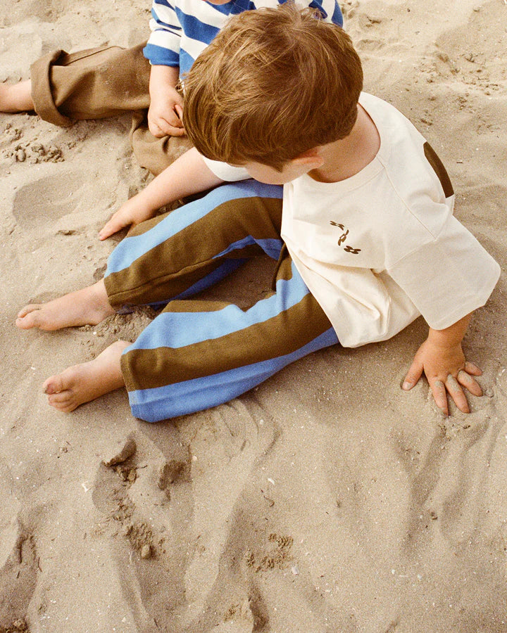 Striped Knit Pant - Coffee