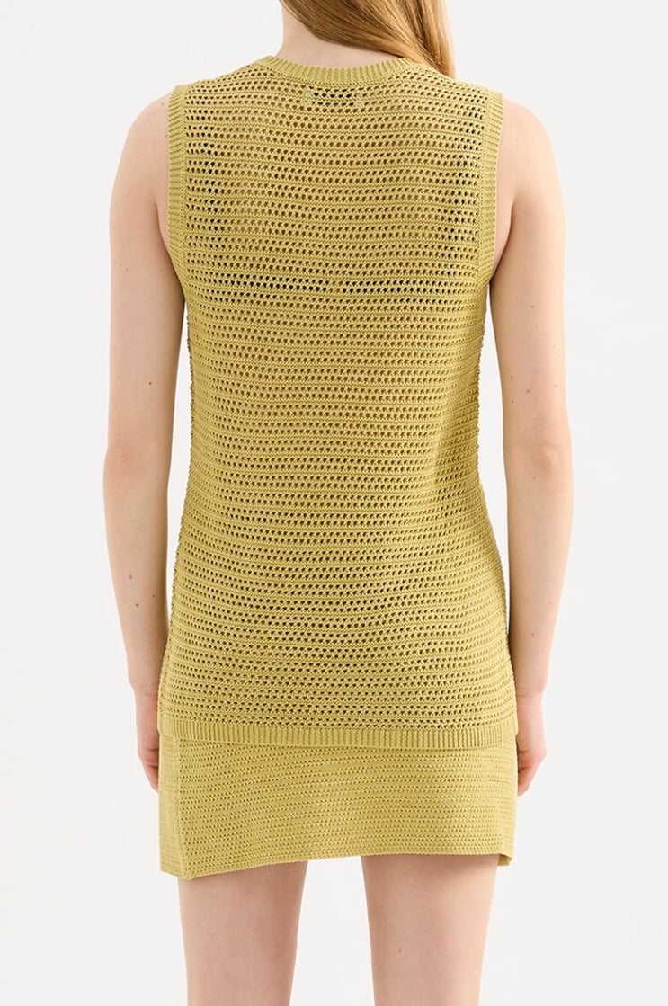 Marlo Knit Top- Kiwi