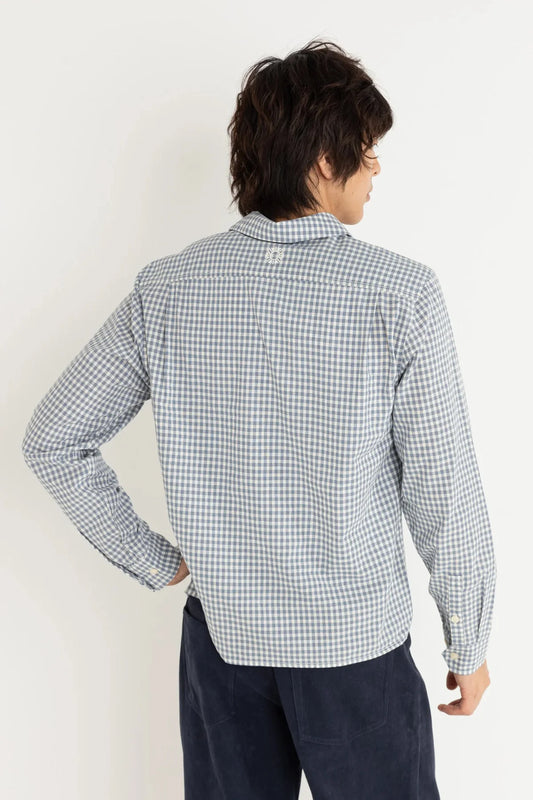 Azul Check LS Shirt - Blue