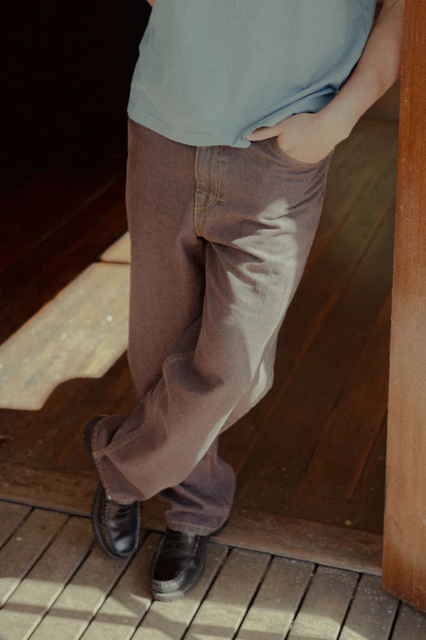 Chile Denim Pant - Brown
