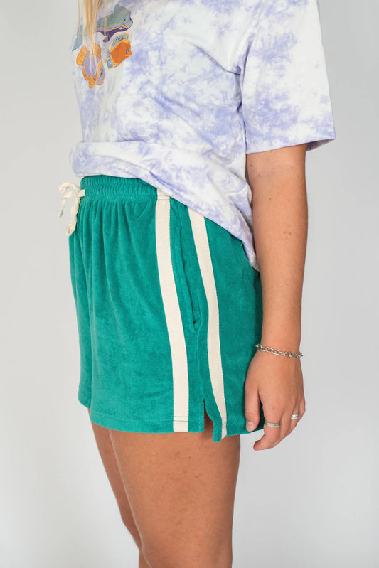 Terry Towelling Short- Blue Crush