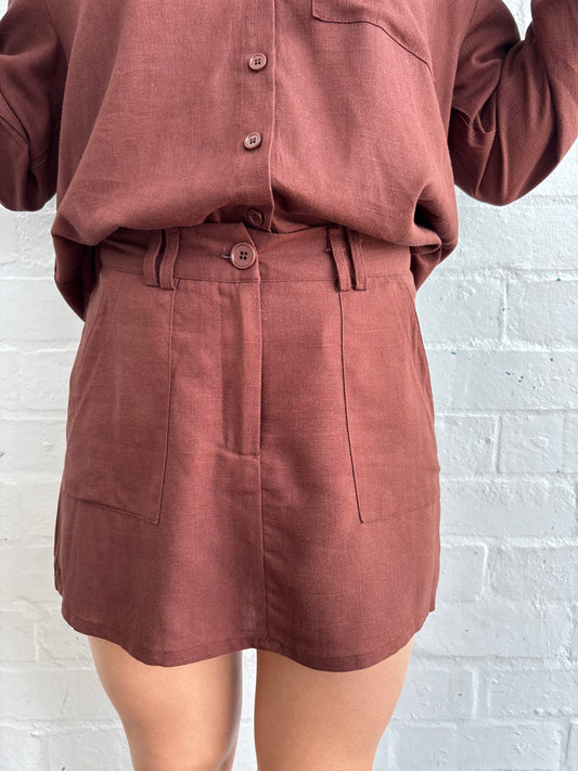 Chocolate Skort Set