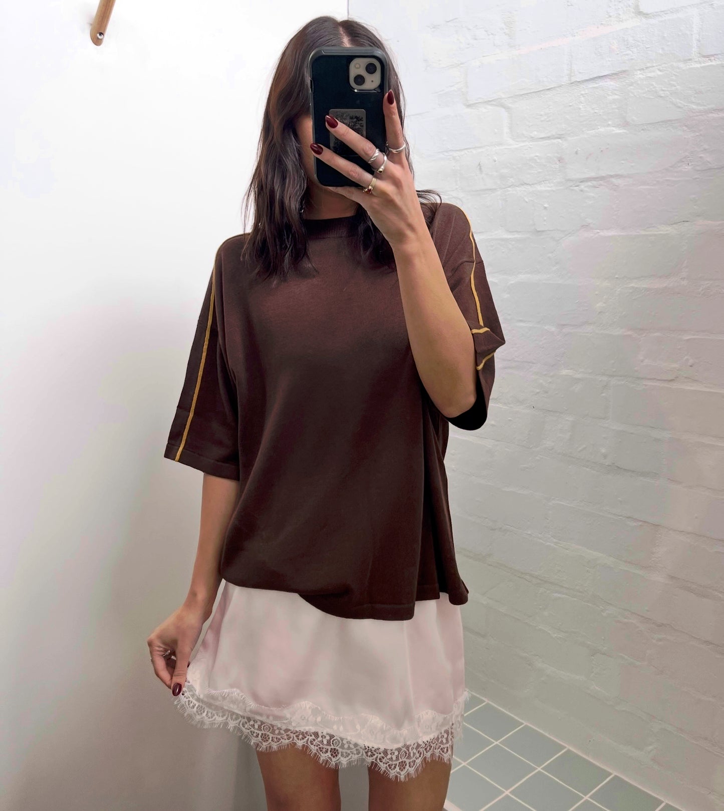 Mini Slip Skirt- Baby Pink