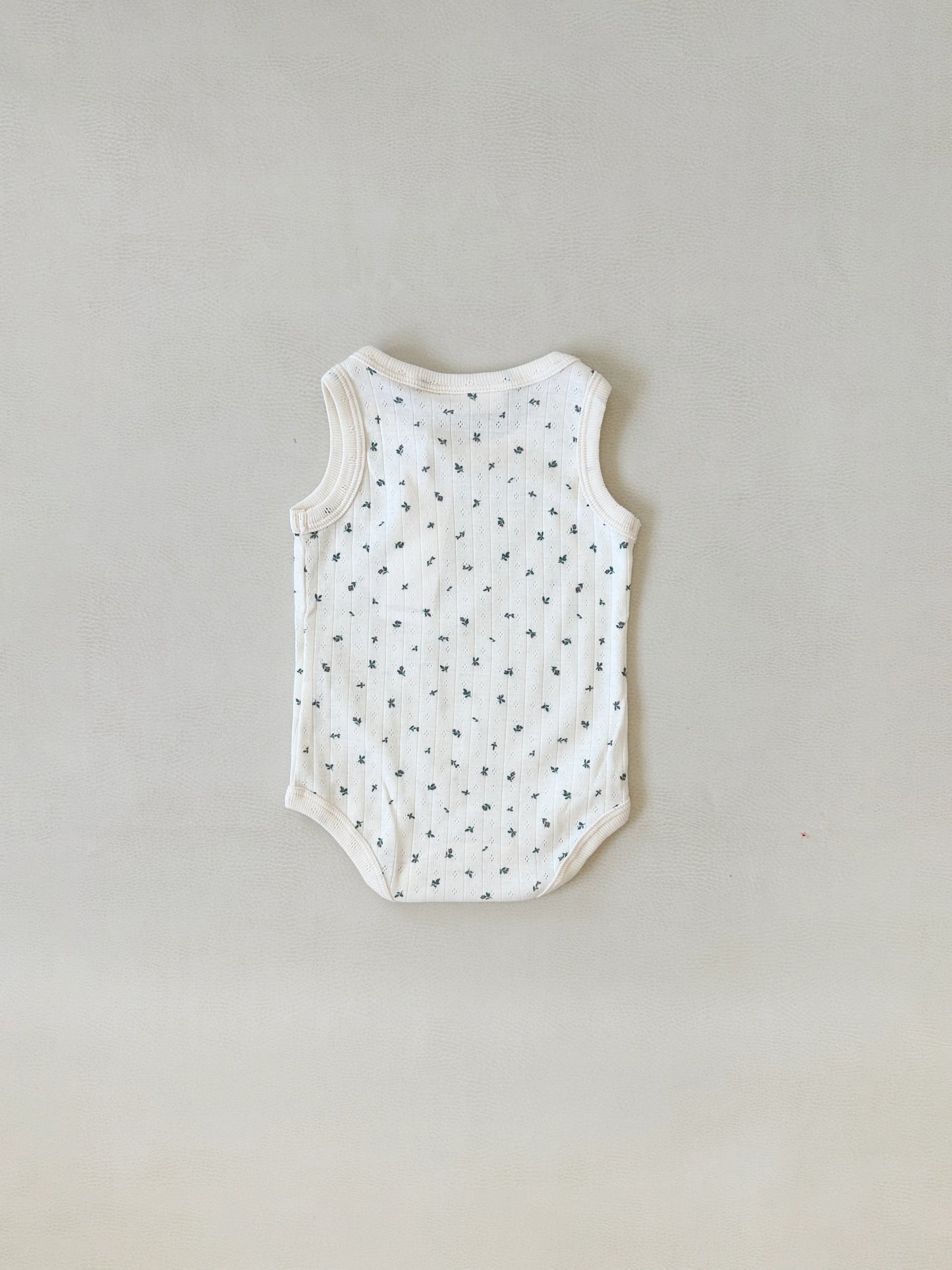 Luca Rib Pointelle Bodysuit - Floral