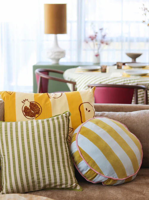 Seersucker Stripe Cushion