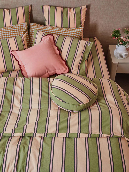 Carnaval Stripe Round Cushion