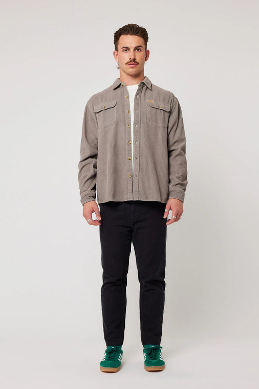 Trailer Chunky Cord Shirt - Grey