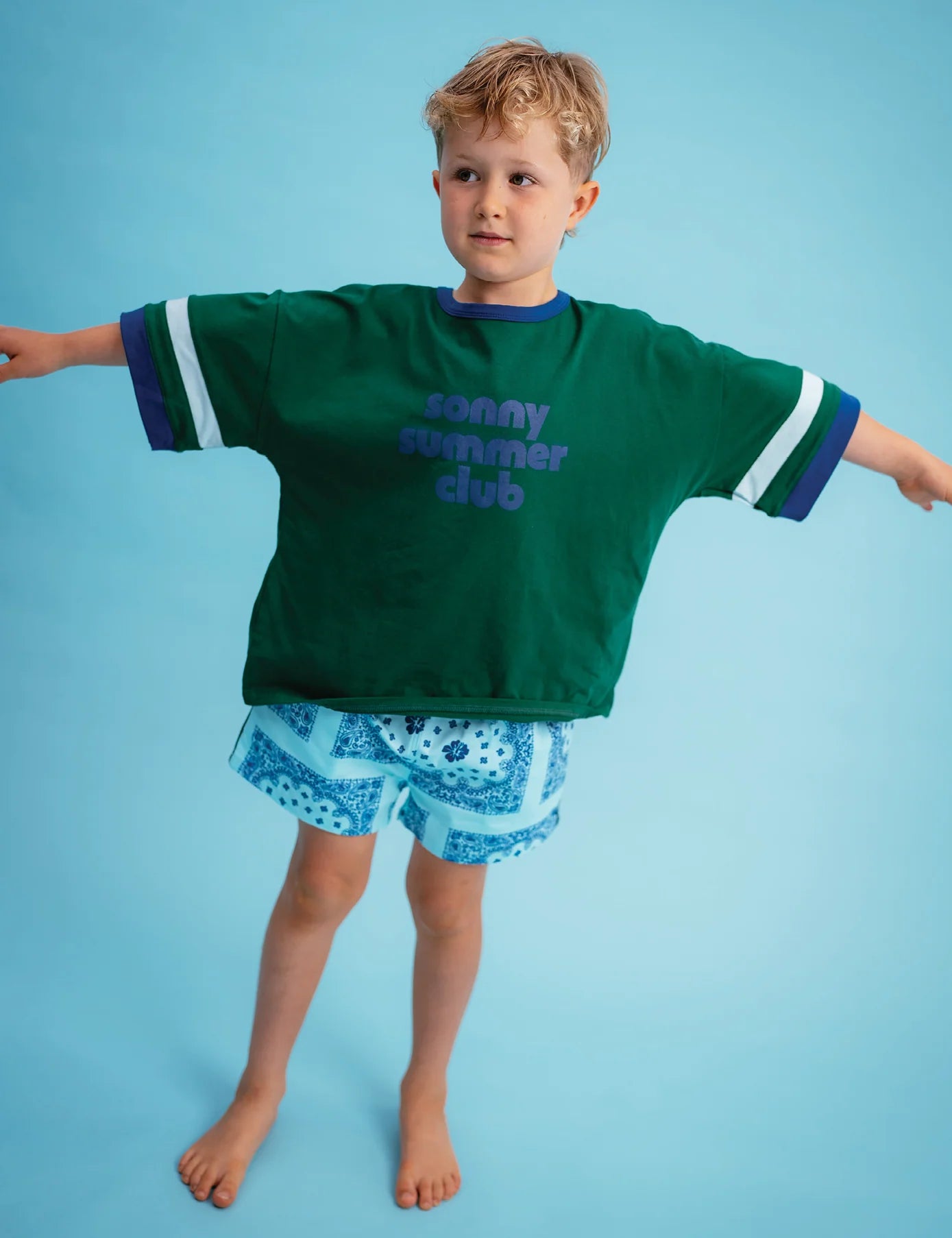 Twill Shorties- Ocean