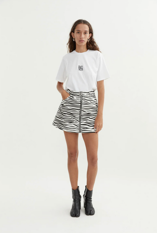 Quinn Mini Skirt - Zebra