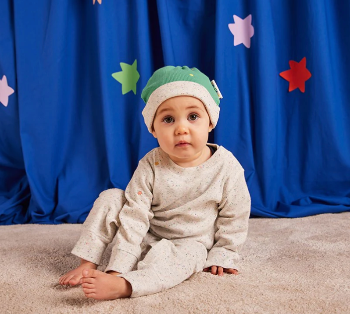 Forest Green Organic Baby Hat