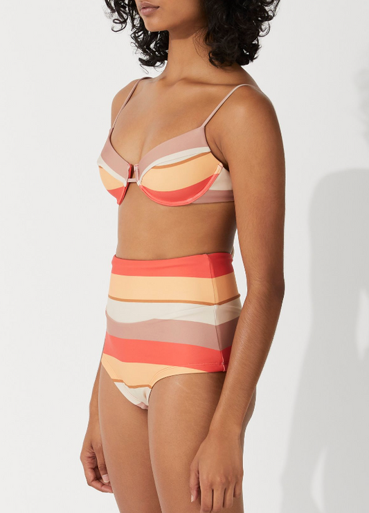 Sun Stripe Balconette Bra Cup