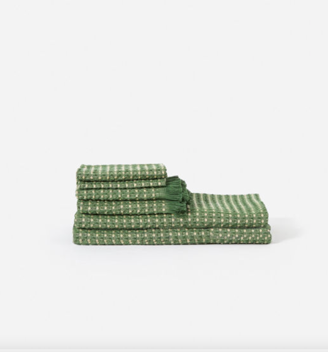 Aalto Face Cloth - Spirulina/Butter