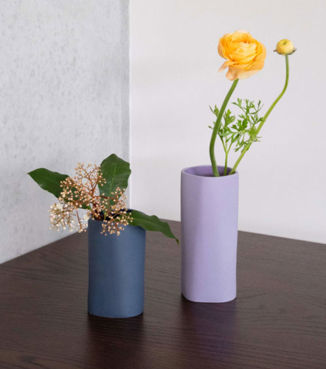 Fossil Vase Mini - Slate