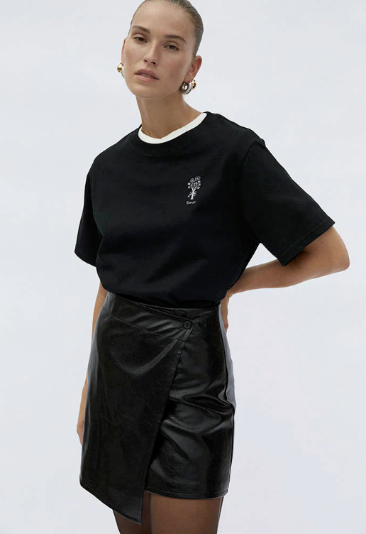 Hailey Mini Skirt in Black