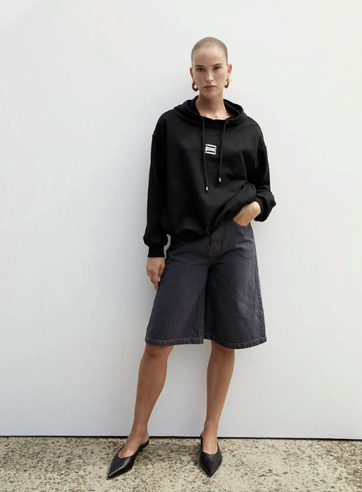 Bambie Hoodie in Black