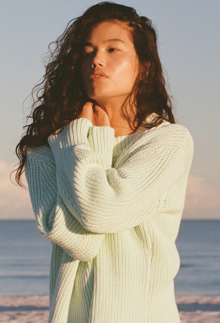 Seaglass Cocoon Knit Jumper
