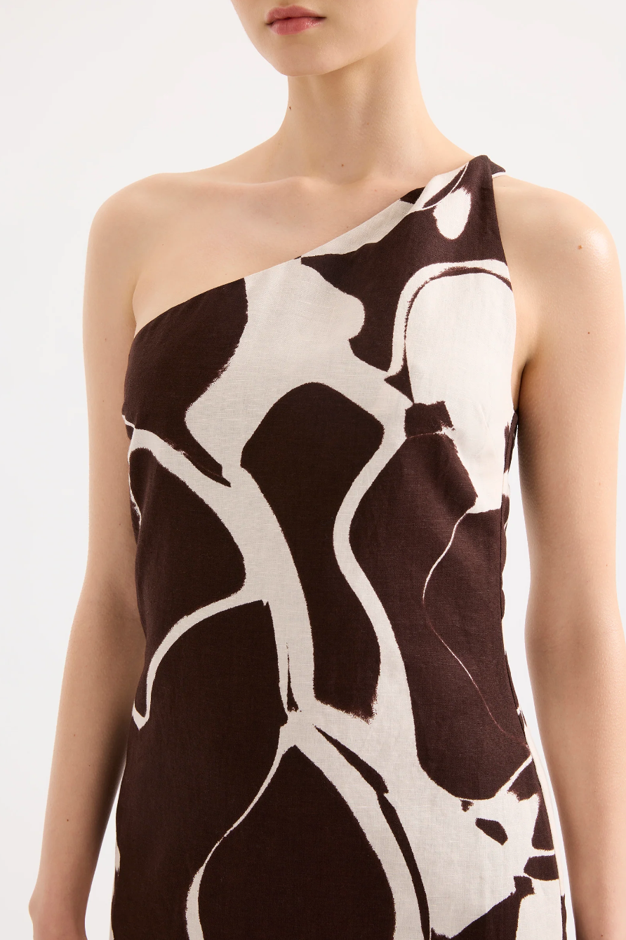 Ombra Linen Mini Dress