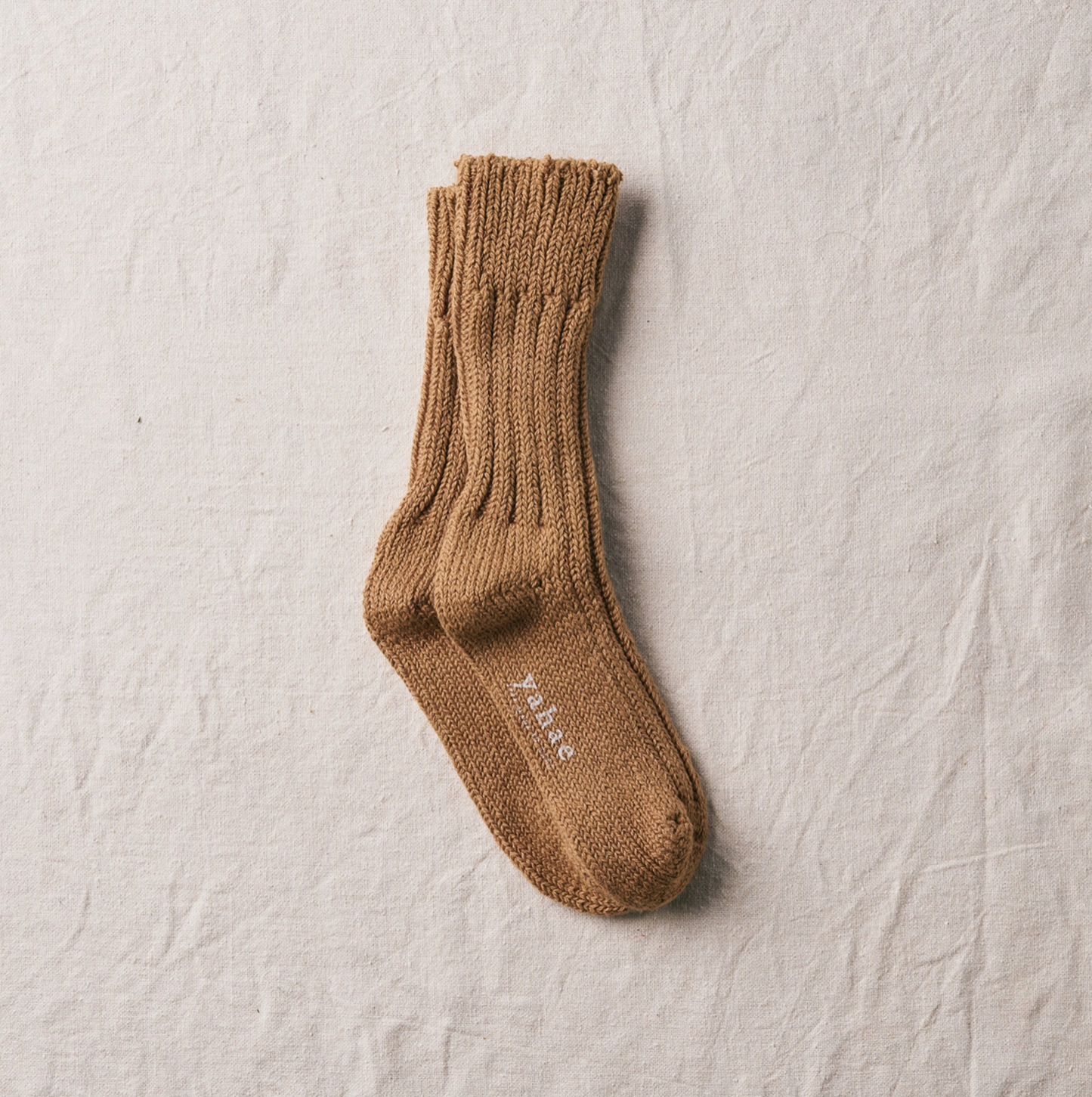 Organic Cotton Low Gauge Socks - Brown