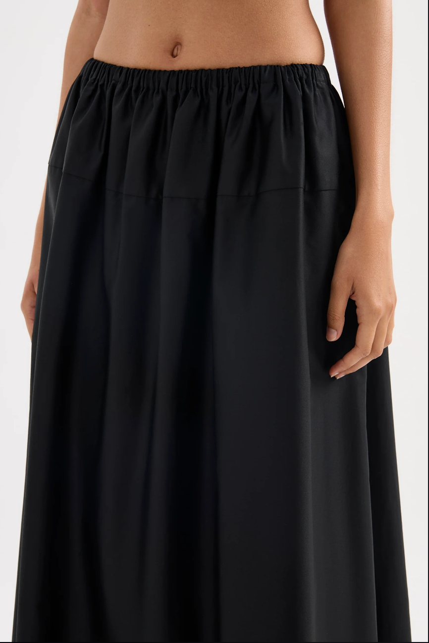 Briony Maxi Skirt- Black