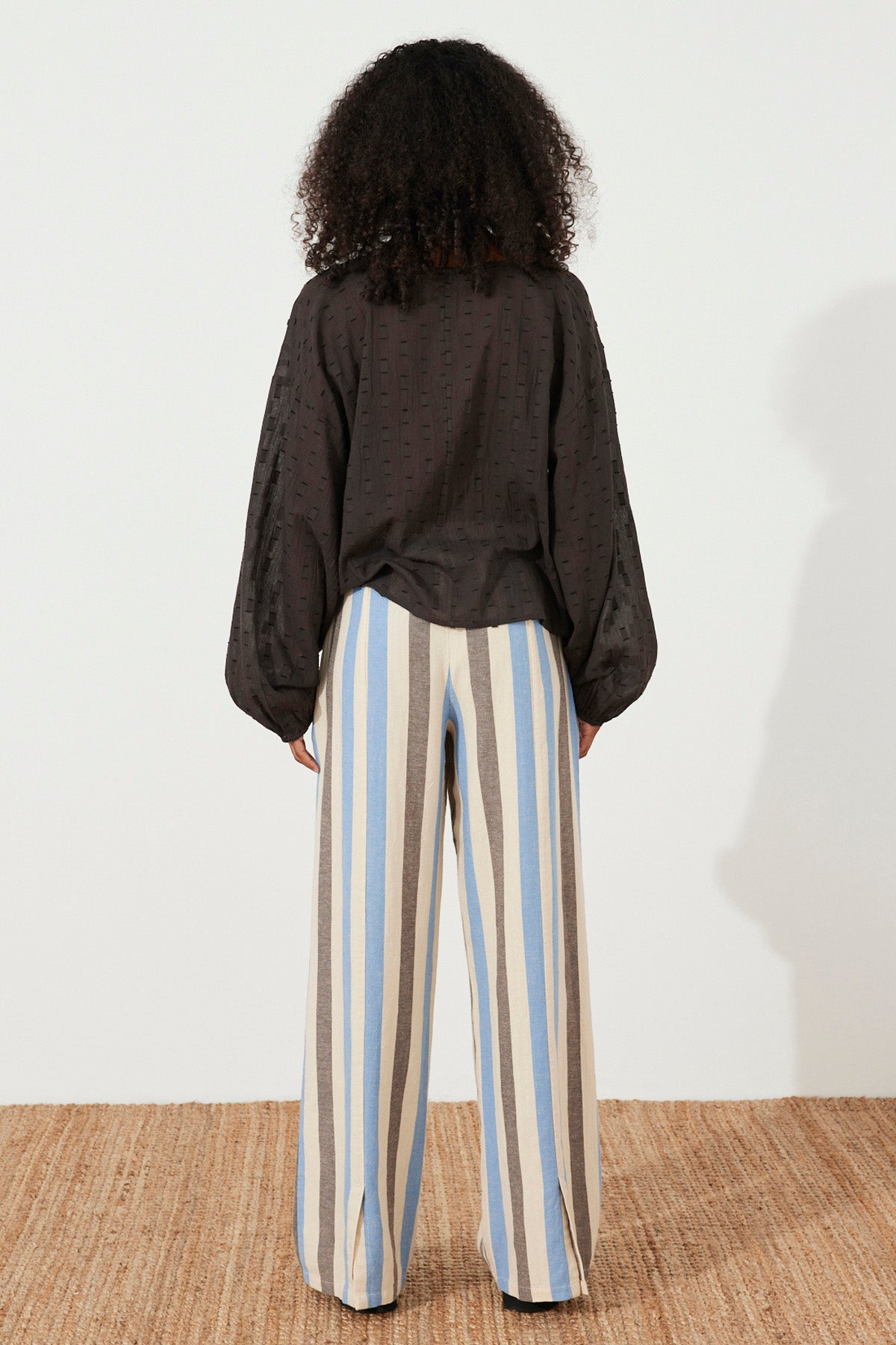 Black Bobby Wrap Top