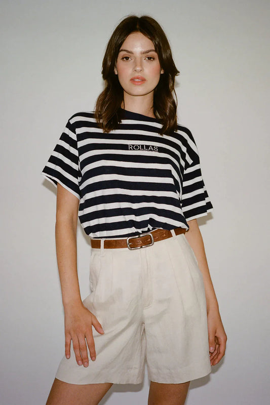 Horizon Linen Short- Biscuit