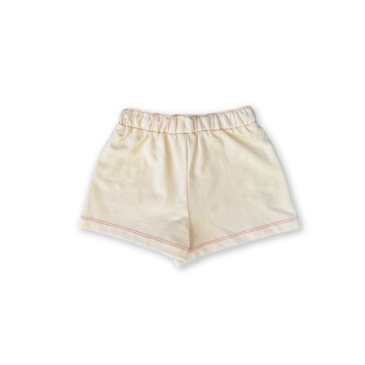 French Terry Sardine Short- Milk