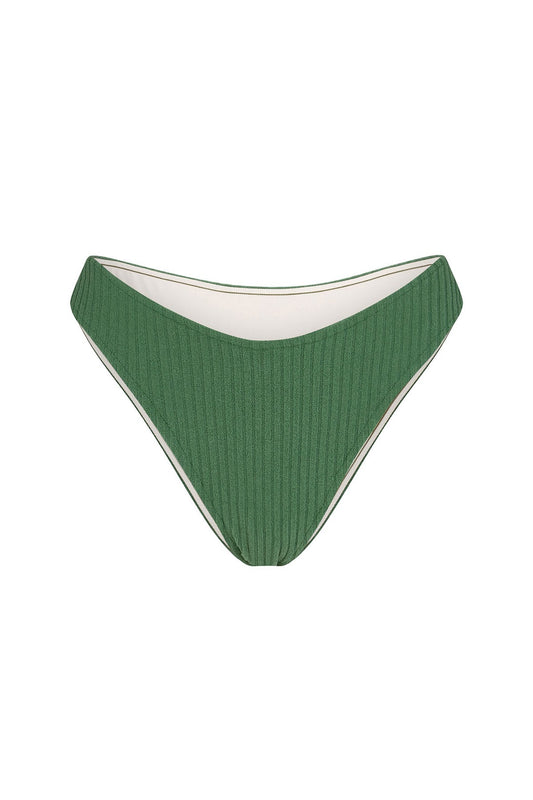 Forest Towelling Stripe Curve Brief