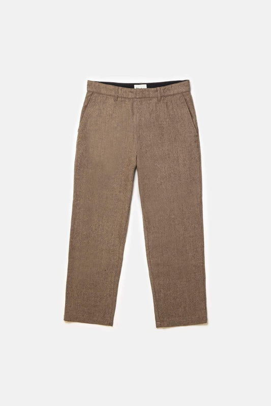 Rhythm Herringbone Trouser - Russet