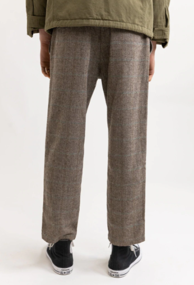 Essential Trouser Chocolate Herringbone