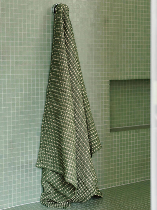 Aalto Bath Towel- Spirulina/butter