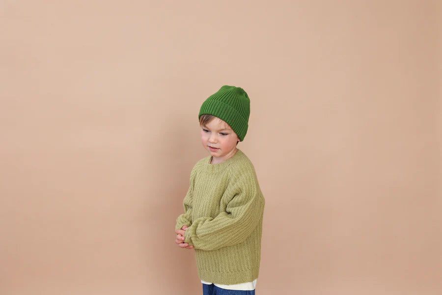 Merino Wool Pullover- Sage