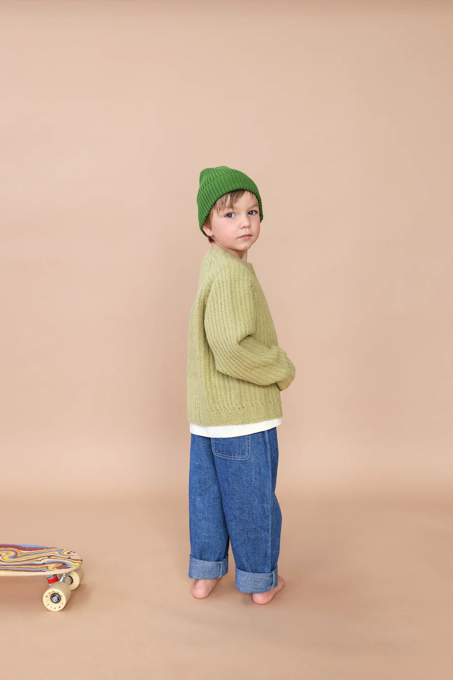 Merino Wool Pullover- Sage