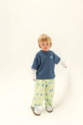 Dusty Star Pants - Lime and Blue