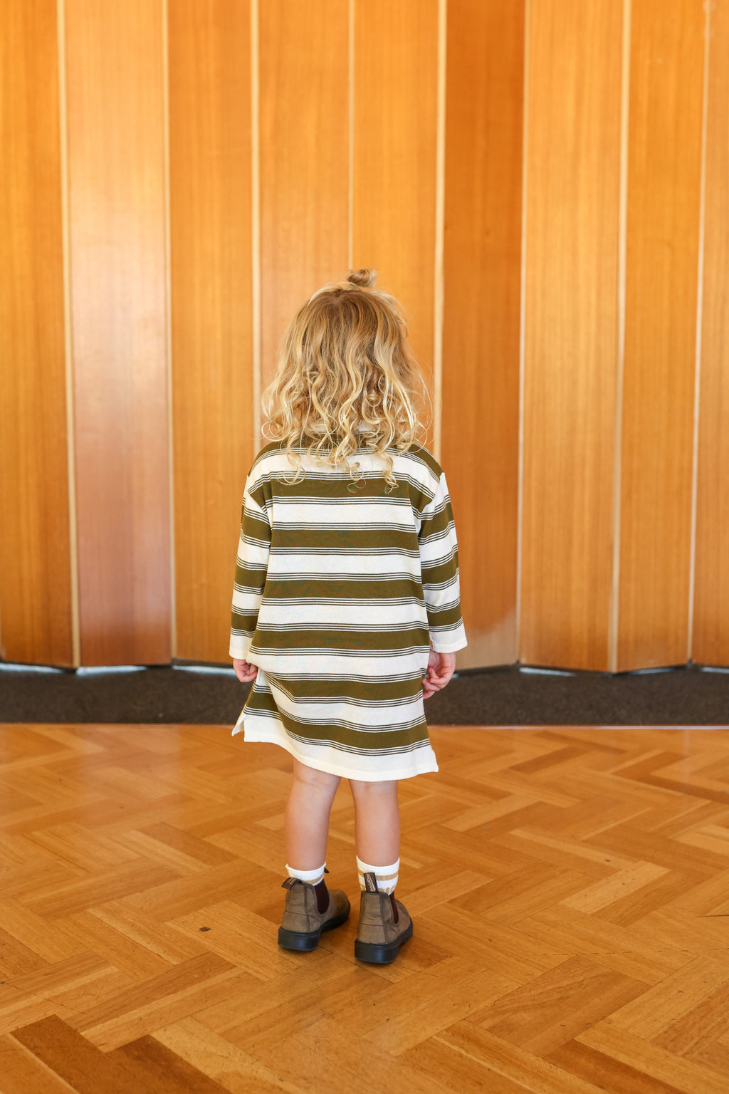 Stripe Dress- Herb