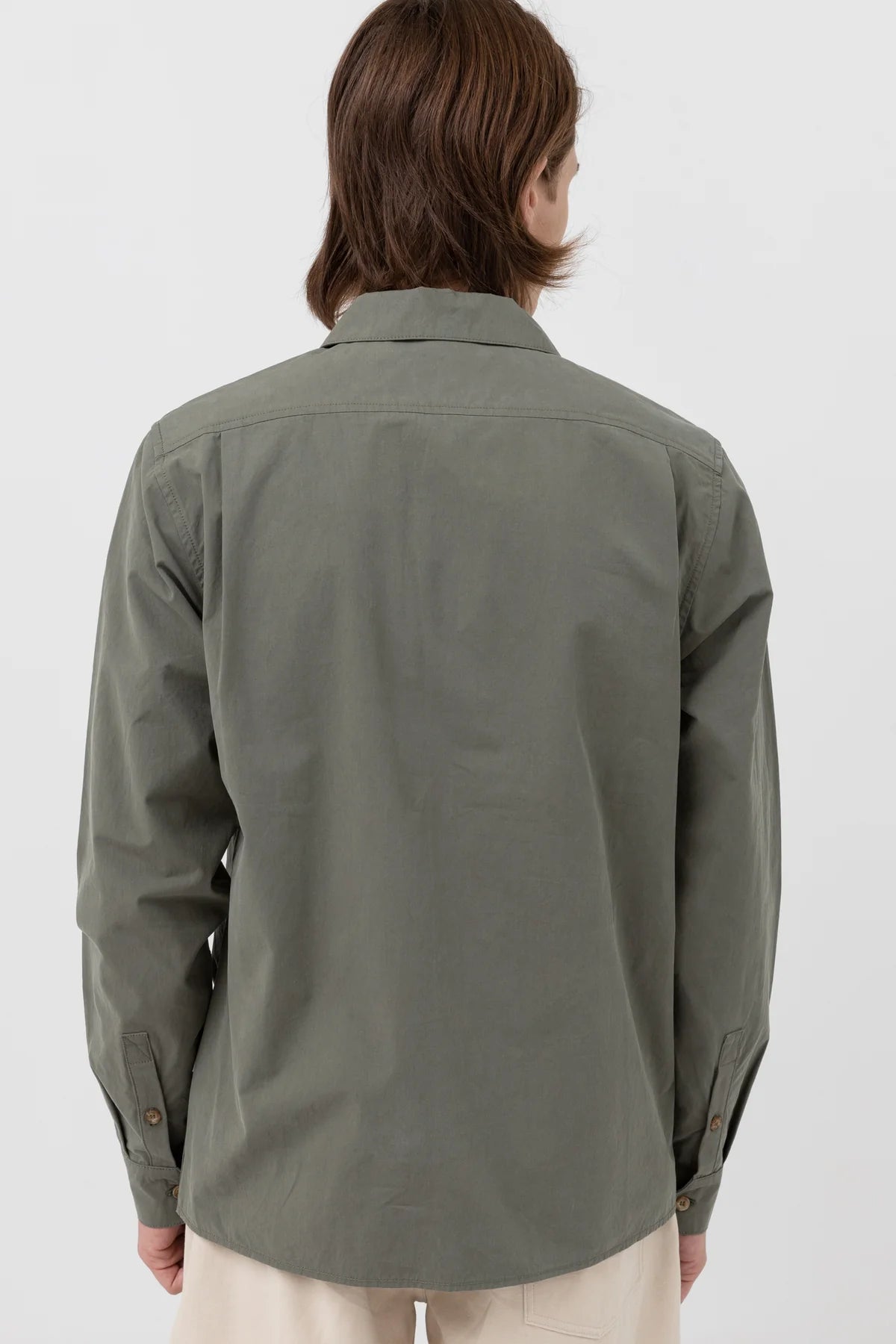 Essential LS Shirt - Moss