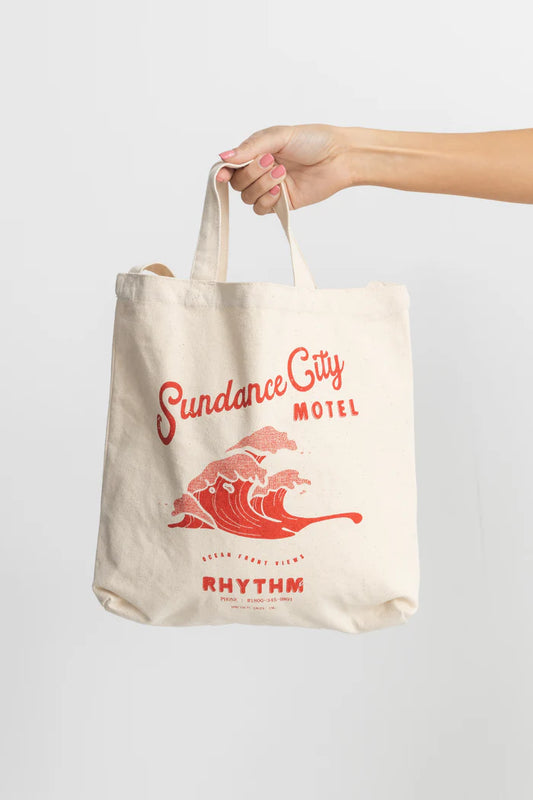 Motel Record Tote Bag- Natural